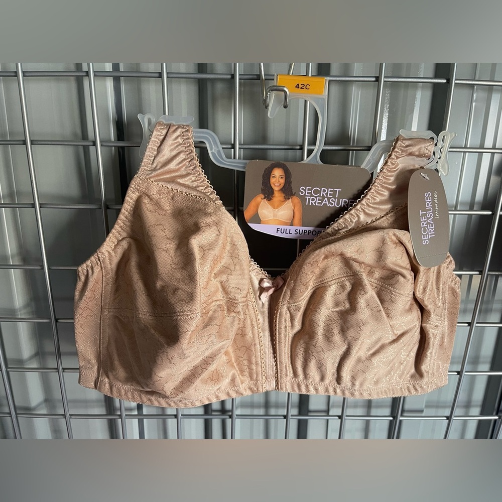 Secret Treasures Women's Wire_free Full Coverage Bra Size 42C